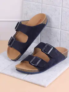 Metro Women Open Toe Flats with Buckles