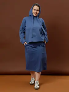 Athena Ample Pure Cotton Top With Skirt Co-Ords