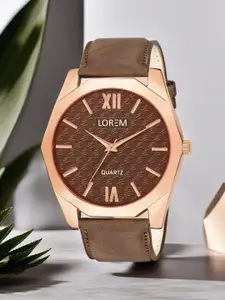 LOREM Men Dial & Straps Analogue Watch-LR83-A