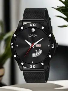 LOREM Men Dial & Bracelet Style Straps Analogue Watch-LR73-A