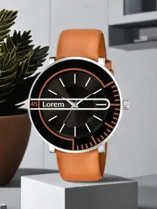 LOREM Men Dial & Bracelet Style Straps Analogue Watch-LR71-A