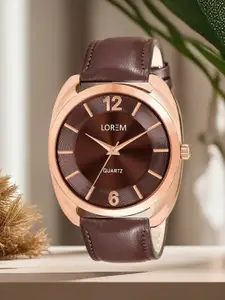 LOREM Men Dial & Straps Analogue Watch-LR77-A
