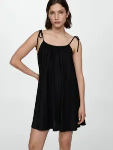 MANGO A-Line Shoulder Straps Mini Dress