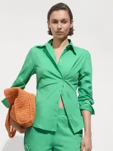 MANGO Oversized Casual Shirt