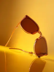 HAUTE SAUCE by  Campus Sutra Women Wayfarer Sunglasses with Polarised Lens AW24_HSSG2586