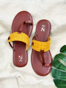 THE MADRAS TRUNK Women One Toe Flats