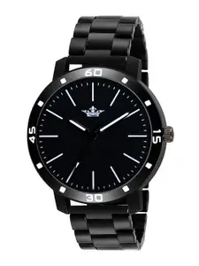 LOREM Men Embellished Dial & Stainless Steel Bracelet Style Straps Analogue Watch-LR112-B