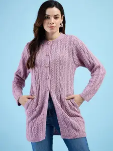 CLAPTON Women Woollen Longline Pullover