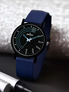 WROGN Men Printed Dial & Straps Analogue Watch HOBWRG-24-0415