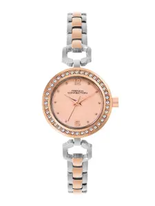French Connection Women Dial & Stainless Steel Straps Analogue Watch FCN079RTM