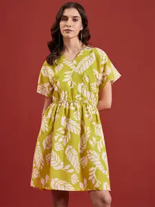 all about you Floral Print A-Line Dress