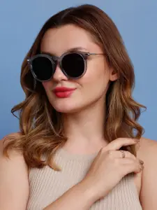 SUNNIES Women Round Sunglasses with Polarised Lens SNS-11688-C047