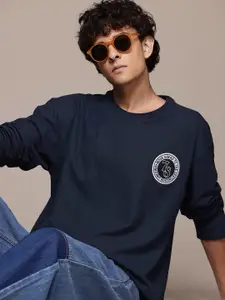 The Roadster Lifestyle Co. Placement Print Sweatshirt