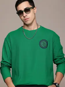 The Roadster Lifestyle Co. Men Solid Sweatshirt