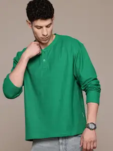 The Roadster Lifestyle Co. Henley Neck Sweatshirt