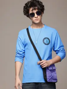 The Roadster Lifestyle Co. Men Solid Sweatshirt