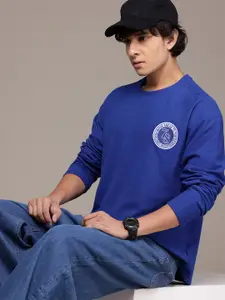 The Roadster Lifestyle Co. Men Solid Sweatshirt