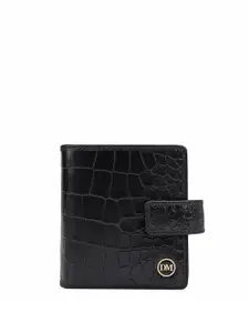 Da Milano Women Textured Leather Two Fold Wallet