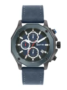 EXTRI Men Dial & Stainless Steel Straps Analogue Watch X6063-C