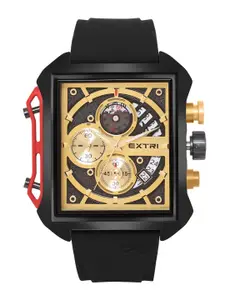 EXTRI Men Dial & Stainless Steel Straps Analogue Watch X6059-C