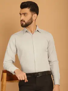 Indian Needle Men Classic Solid Wrinkle Free Formal Shirt