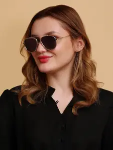 SUNNIES Women Aviator Sunglasses With Polarised Lens-SNS-11724-C101