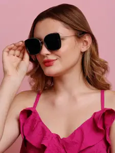 SUNNIES Women Oversized Sunglasses with Polarised Lens-SNS-11713-C025