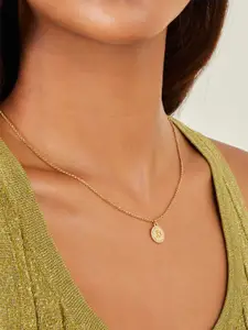 Accessorize Cubic Zirconia Gold Plated Necklace