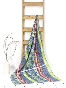 Contrast Living Printed Pure Cotton Scarf