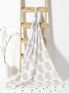 Contrast Living Women Paisley Printed Pure Cotton Scarf