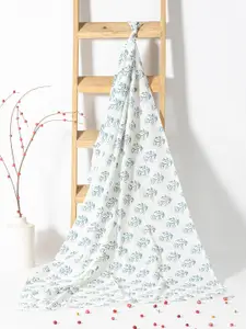 Contrast Living Printed Pure Cotton Scarf