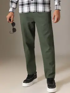 Banana Club Men Relaxed Mid-Rise Regular Fit Trousers