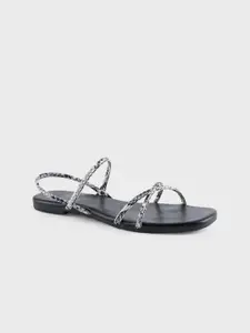 20Dresses Women Printed Open Toe Flats