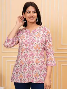 BAESD Floral Printed Round Neck Top
