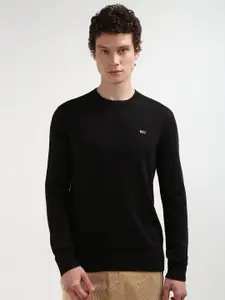 Tommy Hilfiger Men Solid Round Neck Cotton Pullover