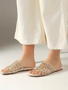 Inc 5 Women Open Toe Flats