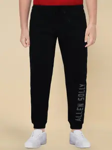 Allen Solly Junior Boys Brand Logo Printed Mid-Rise Joggers