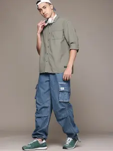 Roadster The Life Co. Men Parachute Fit Cargo Style Pure Cotton Jeans