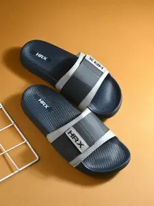 HRX by Hrithik Roshan Men Synthetic Velcro Sliders