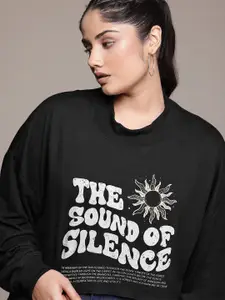 The Roadster Lifestyle Co. Plus-Size Printed Sweatshirt