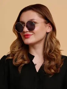 SUNNIES Women Round Sunglasses with UV Protected Lens