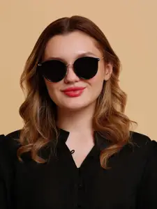 SUNNIES Women Round Sunglasses with Polarised Lens