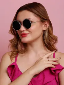 SUNNIES Women Round Sunglasses with UV Protected Lens