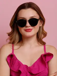 SUNNIES Women Round Sunglasses with Polarised Lens