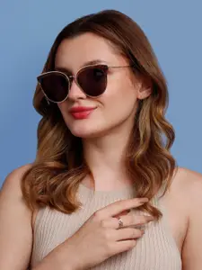 SUNNIES Women Square Sunglasses with Polarised Lens