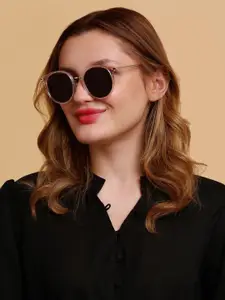 SUNNIES Women Round Sunglasses with Polarised Lens