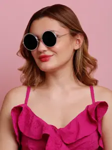 SUNNIES Women Round Sunglasses with UV Protected Lens