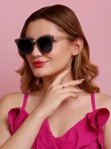 SUNNIES Women Square Sunglasses with Polarised Lens