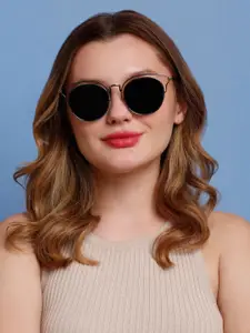 SUNNIES Women Oval Sunglasses with Polarised Lens