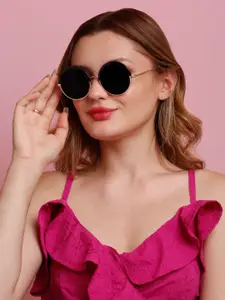 SUNNIES Women Round Sunglasses with UV Protected Lens